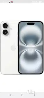 I Phone 16..white 128GB..New Box Pack