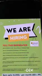 (Big Basket) Full  time  segregator , milk segregation and delivery
