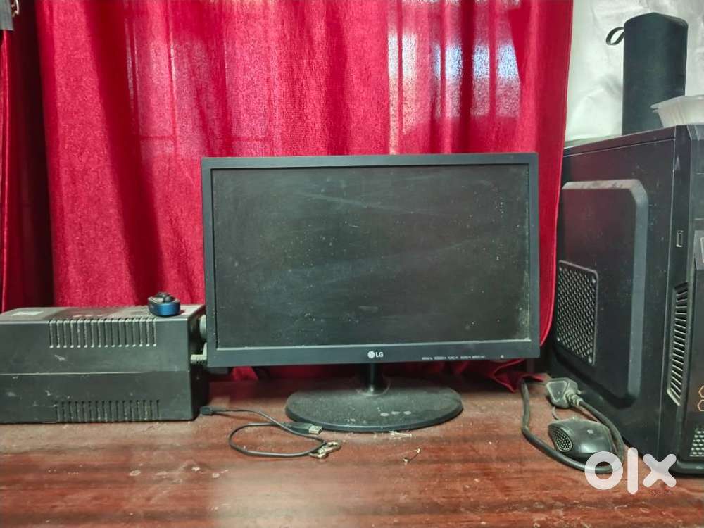 Full Desktop PC Setup for Sale – Monitor + CPU + UPS