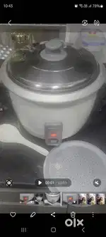 Rice Cooker Single Pot -1.8 litres(10cups)
