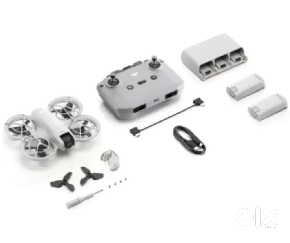 Dji Neo with brand new RC-N3 remote and extra battery and charging hub