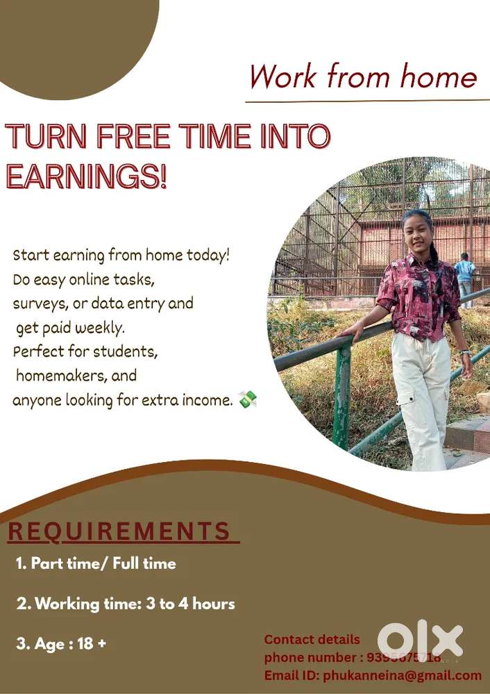 ONLINE WORK FROM HOME ( PART-TIME )