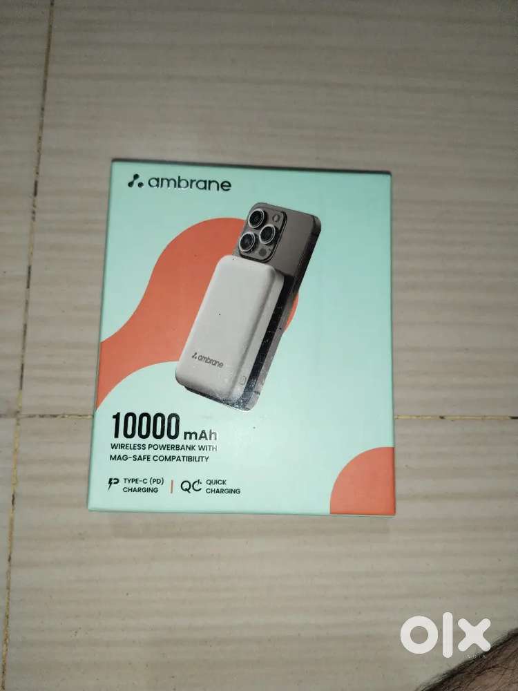 Ambrane wireless power bank (seal is not open) Fix rate