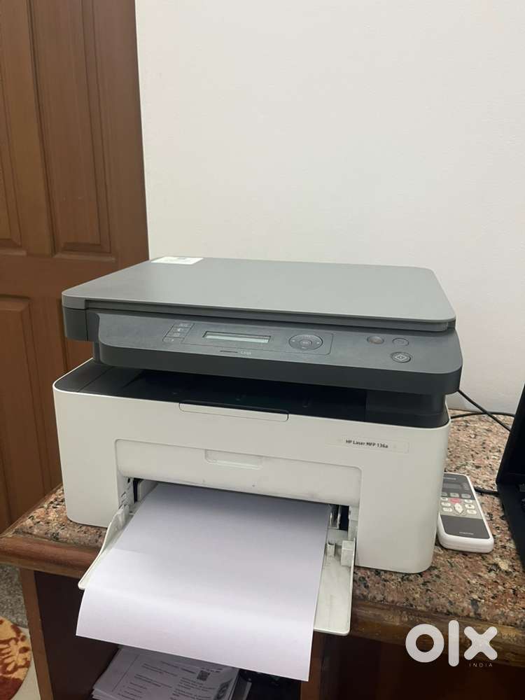 HP LASER MFP136a less used printer