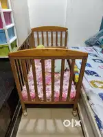 Wooden Baby Cot Multi-Feature Baby Crib