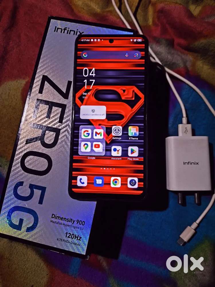 Infinix zero 5g 8/128 9 months old