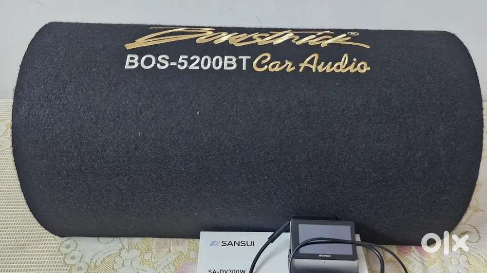BOTH SANSUI DASH CAMERA & BOWSTRICK SUBHOOFER FOR SALE