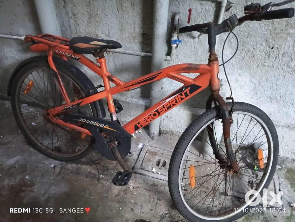 Used bicycle for the age of 12-14 yr boy .