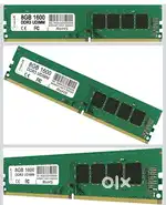 Ddr3 RAM 8gb new Ddr3 RAM 2gb used 2pcs