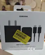 SAMSUNG 45WATT POWER ADAPTER  FAST CHARGING (USB CABLE /5A. 1.8METER)