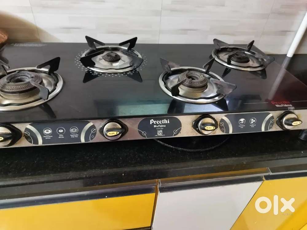 4 burner preethi bluflame jumbo max stove
