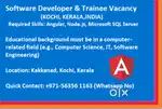 Software Developer Trainee Vacancy KOCHI