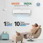 Voltas split ac 3 star inverter 1.5 ton seal pack with bill & warranty
