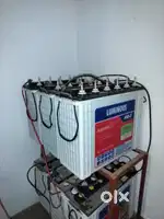 Battery, inverter and battery stand