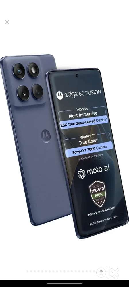Moto edge fusion 60  12/256 only 2days old