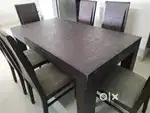 Dining table with 6 chairs