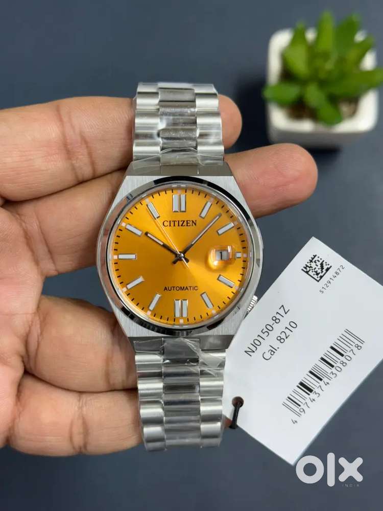 Citizen 
Tsuyosa Yellow Analog Stainless Steel
Automatic NJ0150-81Z