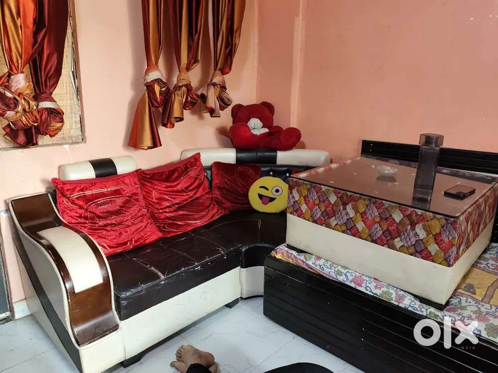L shaped sofa set