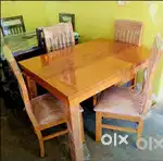 Brand new Assam teak wood 4 setar dainig table at very affordable pric