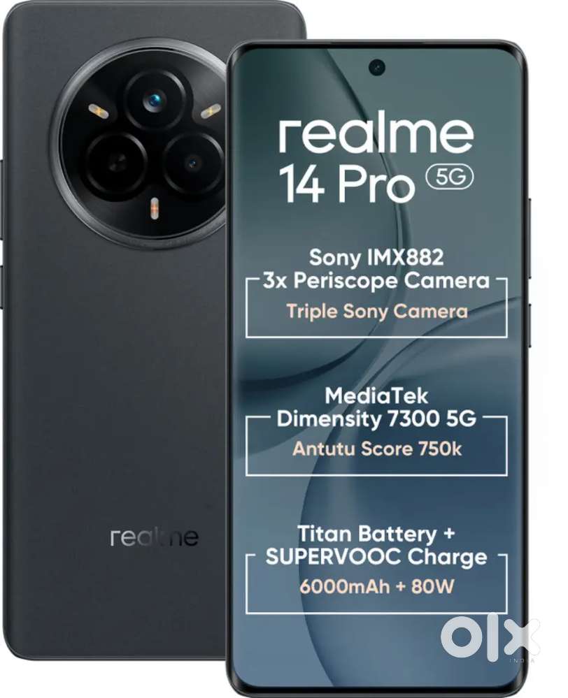 Realme 14 pro (8/256)  boxpack ,100% condition  warranty upto march 26