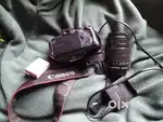 Canon 600d with 55,250mm lans battery charger and battery