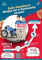 Domino's pizza delivery boy