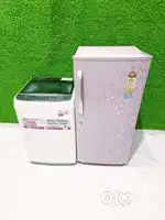 Upgrade Your Home with Our LG Washing machine + LG 5star Fridge Combo!