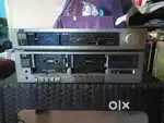JVC Amplifier, double door deck