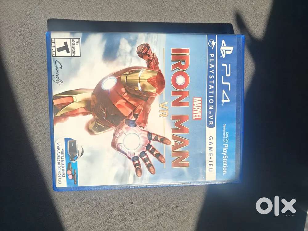 Marvel iron man cd for PlayStation VR brand new not even used for once