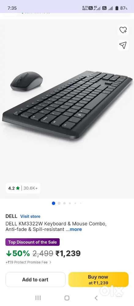 Dell Wireless keyboard and Mouse