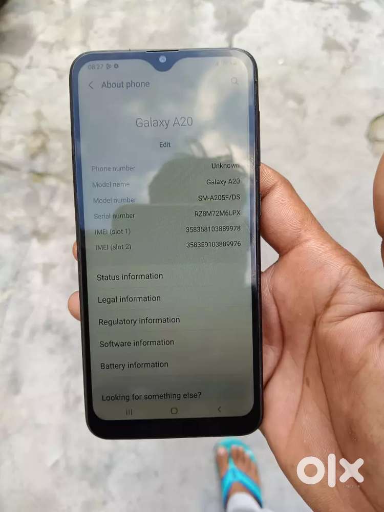 Samsung a20  ram3gb32 all ok