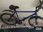 Mach city blue bicycle. Well mantained