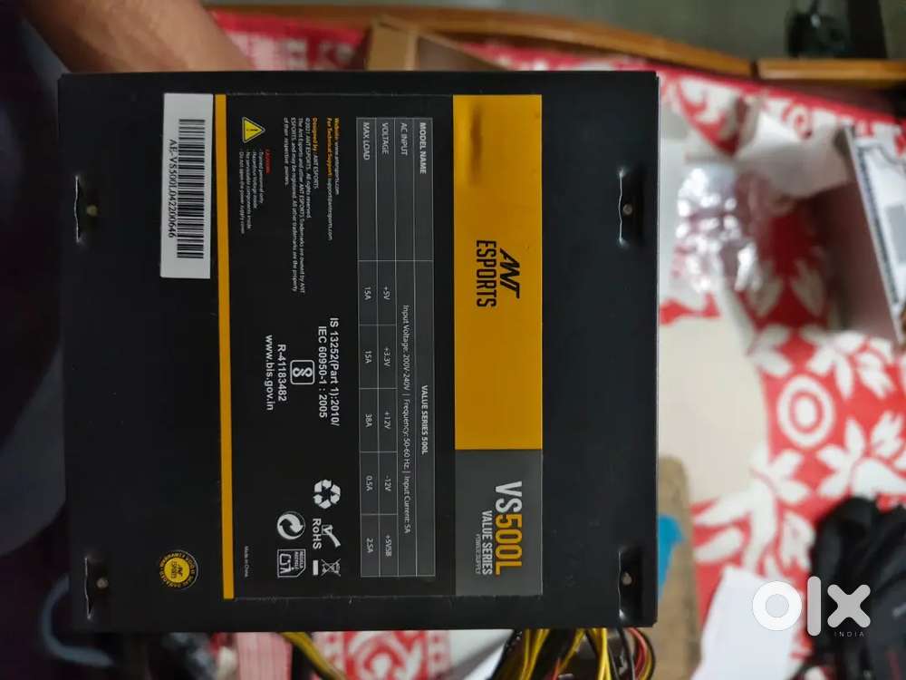 Psu power supply unit ant eSports 500wlt