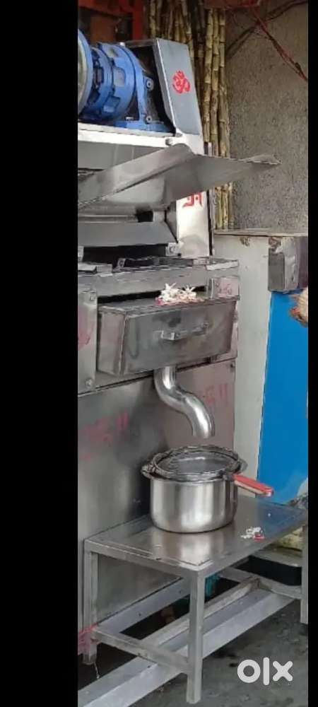 Sugurcan juce machine one year old only usache gural.