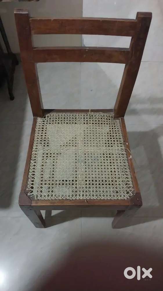 Wooden Cane Chair – Vintage Style  Lightly Used (2 Years)
