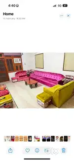10 seater sofa set with 4 ottoman