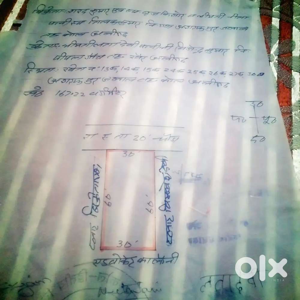 Urgent sell 100 gaj ka plot for sale by owner