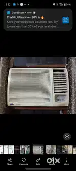 Carrier ac window