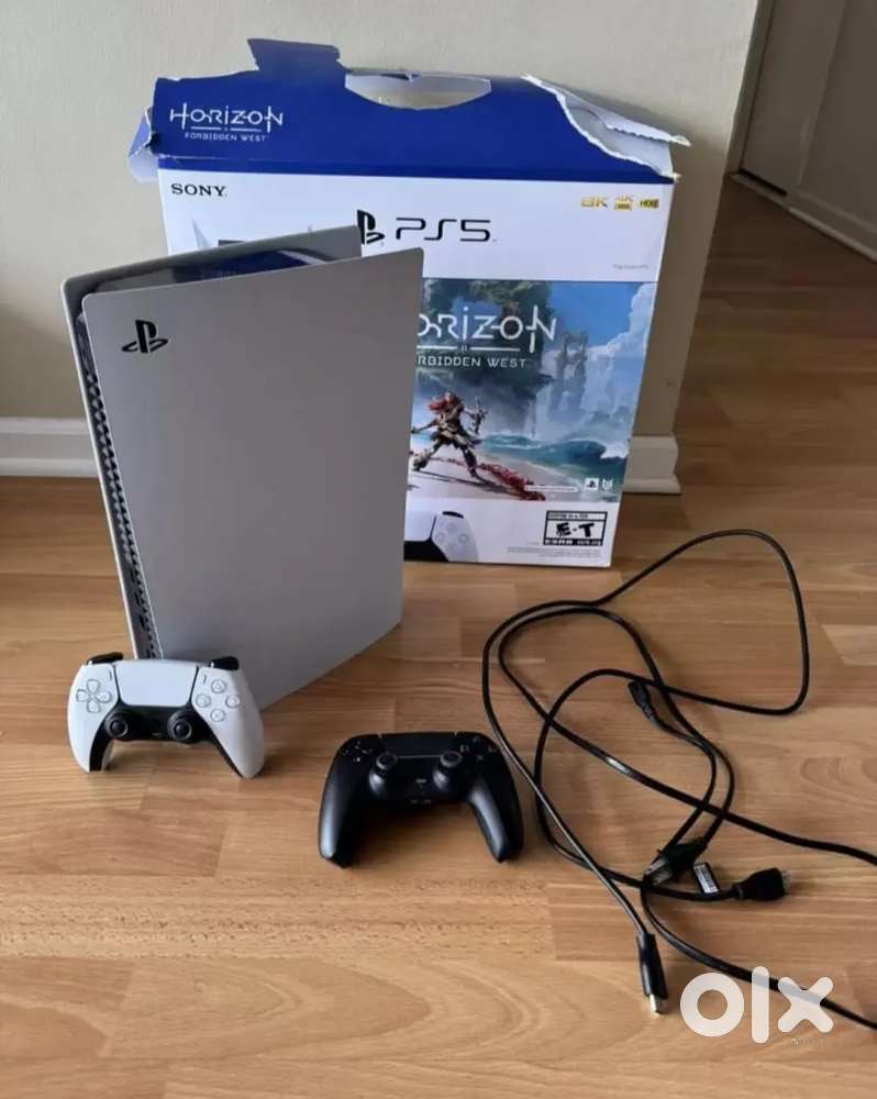SonyPS5 BluRay Console Horizon Forbidden West Bundle With 2 Controller