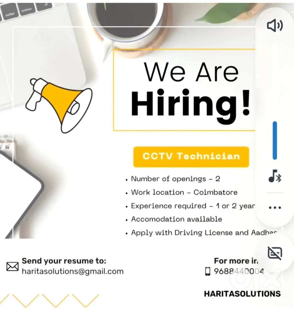 CCTV & CABLE LAYING TECHNICIAN