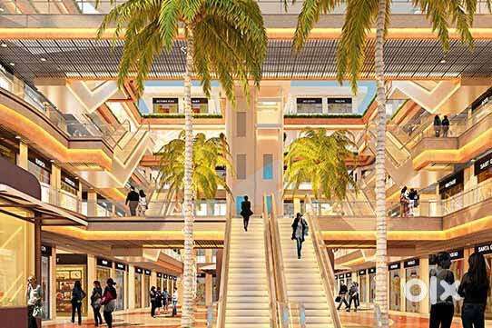 Prerented shops in mall