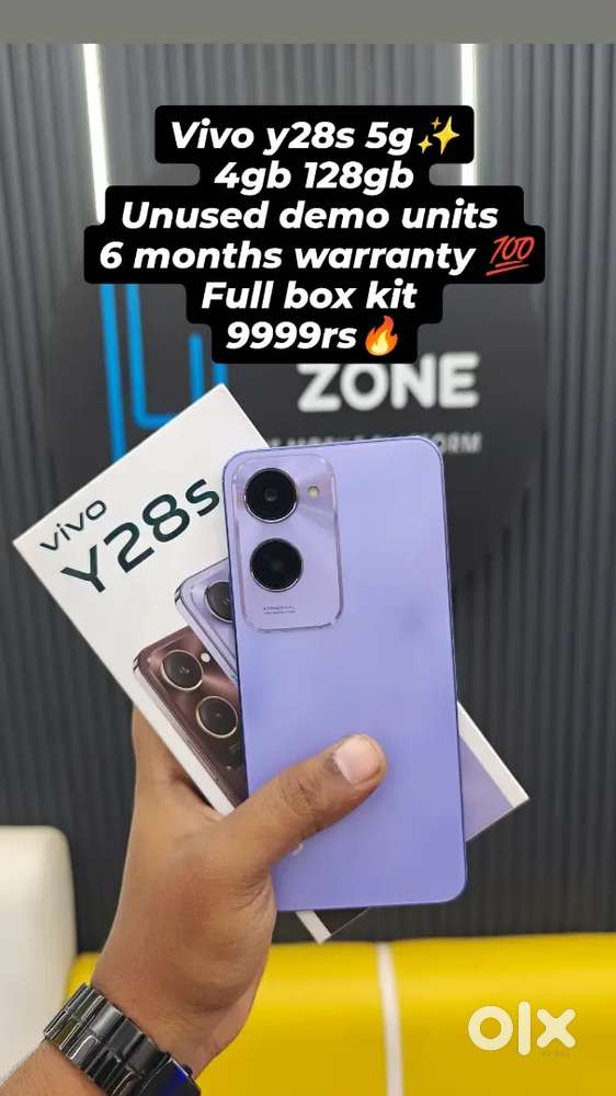 Vivo y28s 5g 4gb 128gb unused condition 6 months warranty lowest price