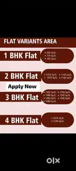 1 BHK, 2 BHK and above