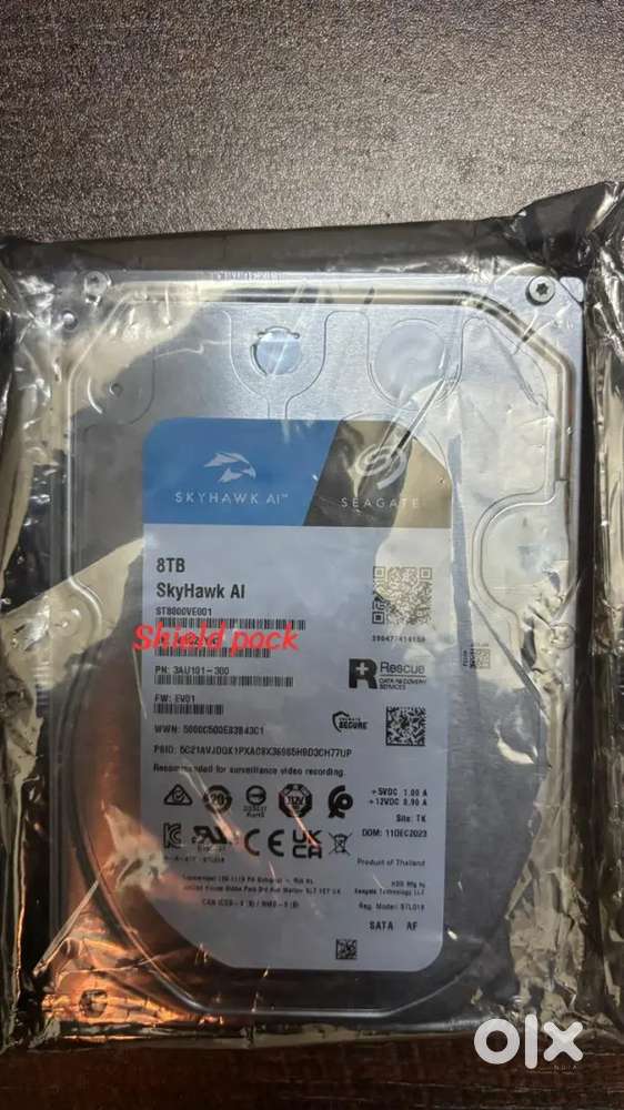 Seagate Skyhawk AI 8TB Video Internal Hard Drive HDD – 3.5 Inch SATA