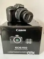 Canon EOS R50 Mirrorless Camera & Lens RF-S 18-45mm