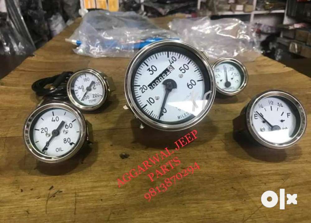 White dial meter set for willyz miles/hour jeep spare parts