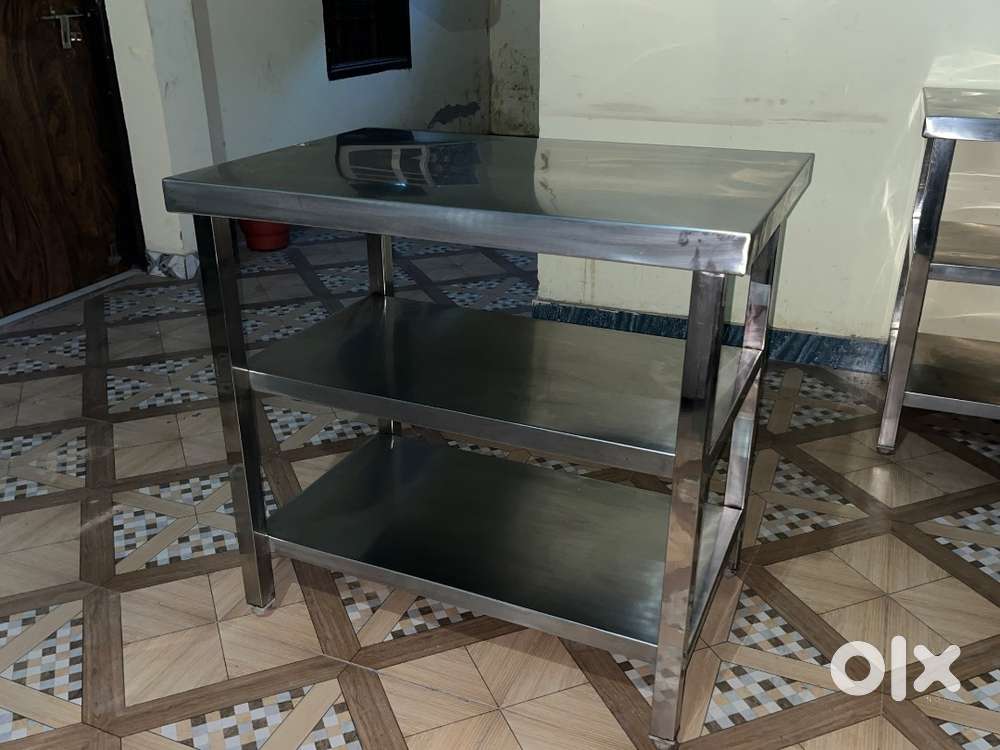 Stainless steel heavy work table