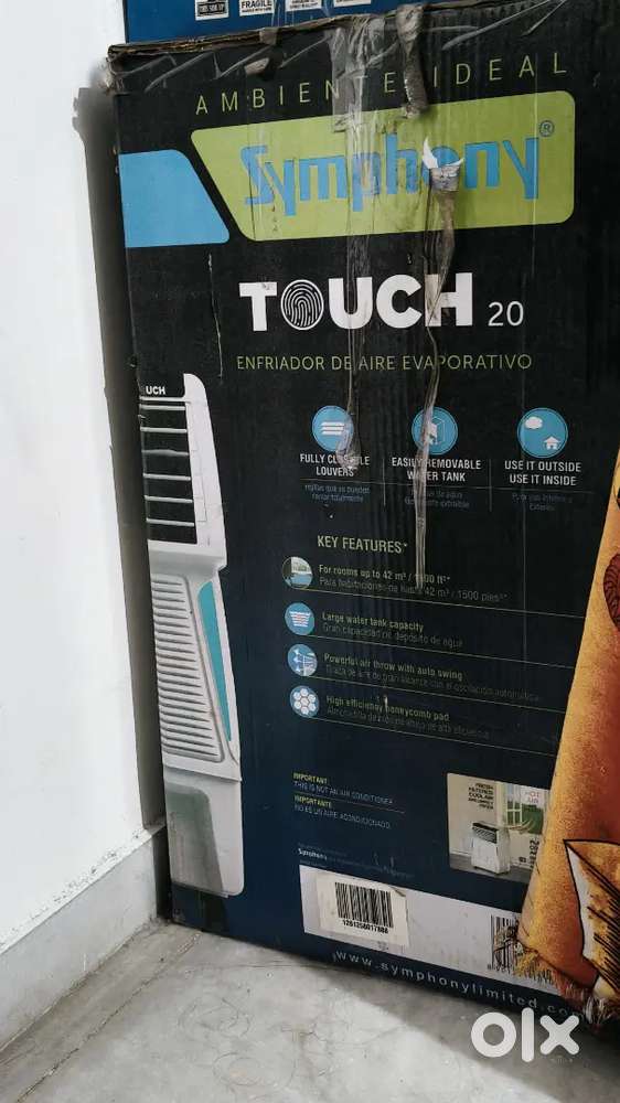 Symphony Touch 20 evaporative air cooler20-litre capacity