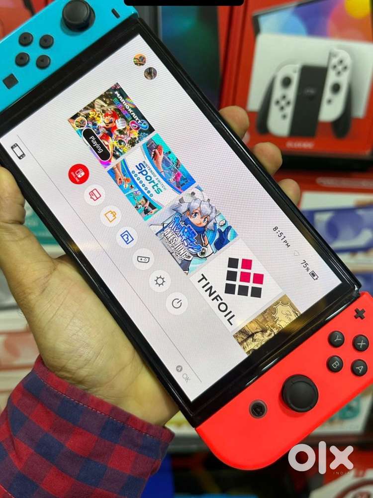 Nitendo switch oled mod 64gb + 128gb