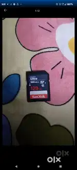 SanDisk ultra 128GB high speed SD memory card